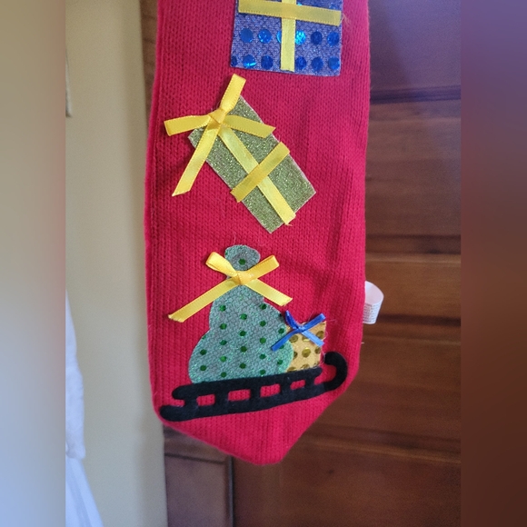 Nwt knit ugly sweater style decorative tie - Picture 3 of 7